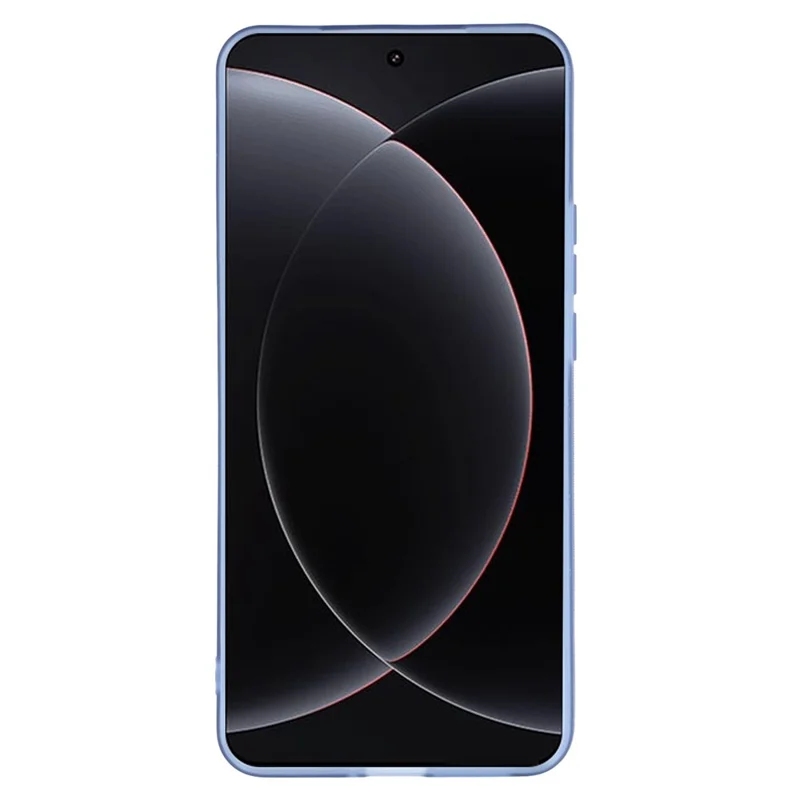 For Xiaomi 15 Ultra Case Electroplated Camera Frame TPU Phone Cover - Transparent Blue