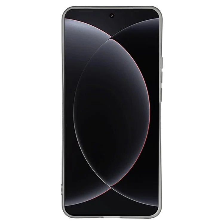 Für Xiaomi 15 Ultra Hülle Elektrolytisch beschichteter Kamerarahmen TPU Handyhülle - Transparent Schwarz
