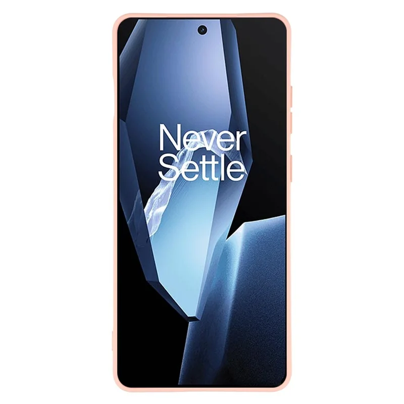 For OnePlus Ace 5 5G / Ace 5 Pro 5G Case TPU Back Soft Anti-Scratch Fiber Lining Phone Cover - Pink