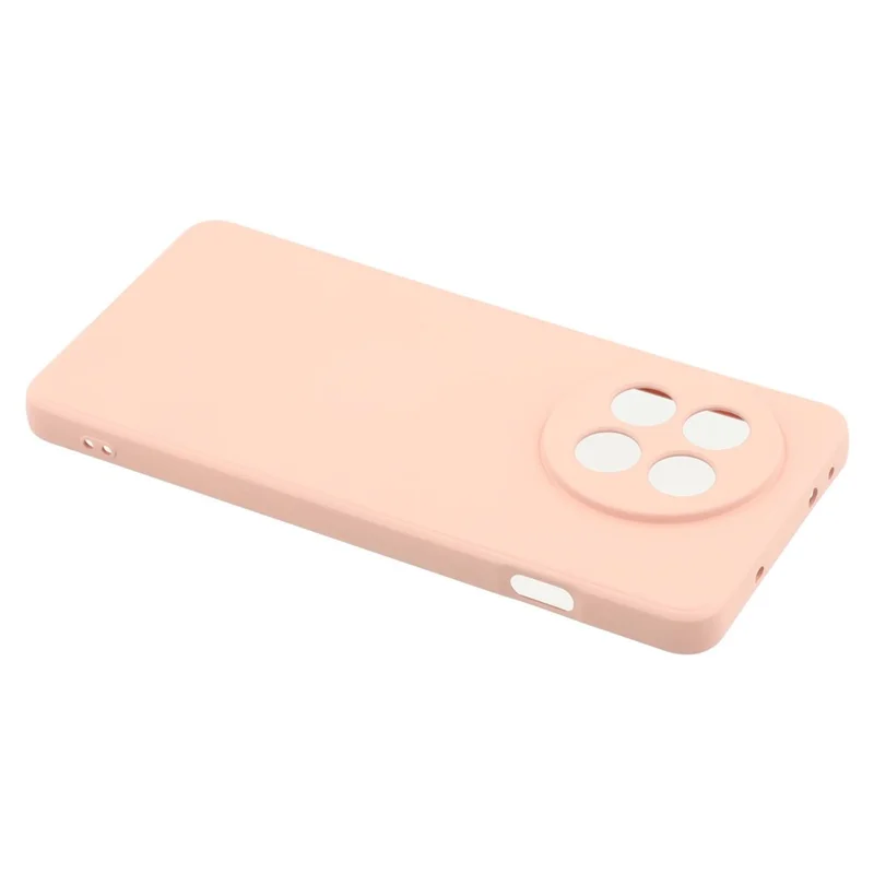For OnePlus Ace 5 5G / Ace 5 Pro 5G Case TPU Back Soft Anti-Scratch Fiber Lining Phone Cover - Pink