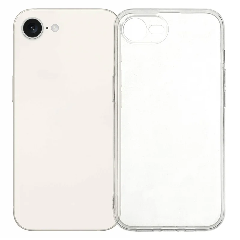For iPhone 16e Case Watermark-Free 2.0mm Clear Phone TPU Cover