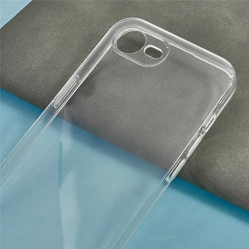 For iPhone 16e Case Watermark-Free 2.0mm Clear Phone TPU Cover