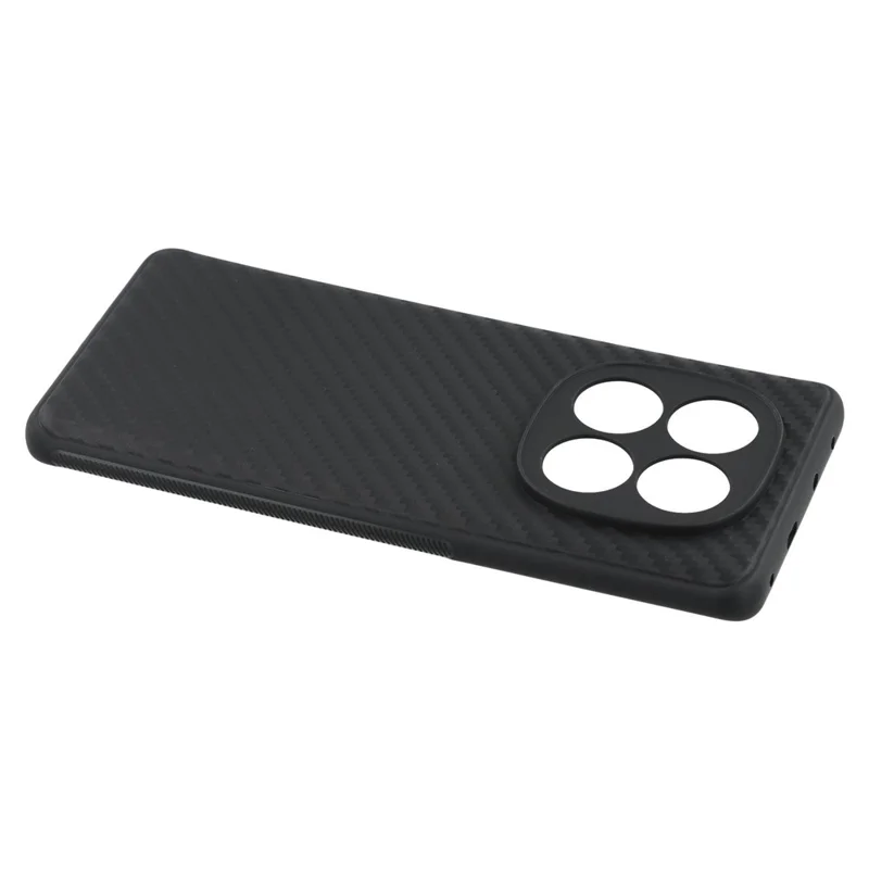 For Xiaomi Redmi Note 14 Pro+ 5G Etui, fleksibelt TPU, struktur af kulfiber, stødfast telefonbeskyttelse