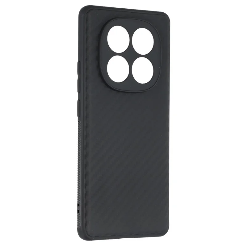 For Xiaomi Redmi Note 14 Pro 5G Case Flexible TPU Carbon Fiber Texture Shockproof Phone Cover