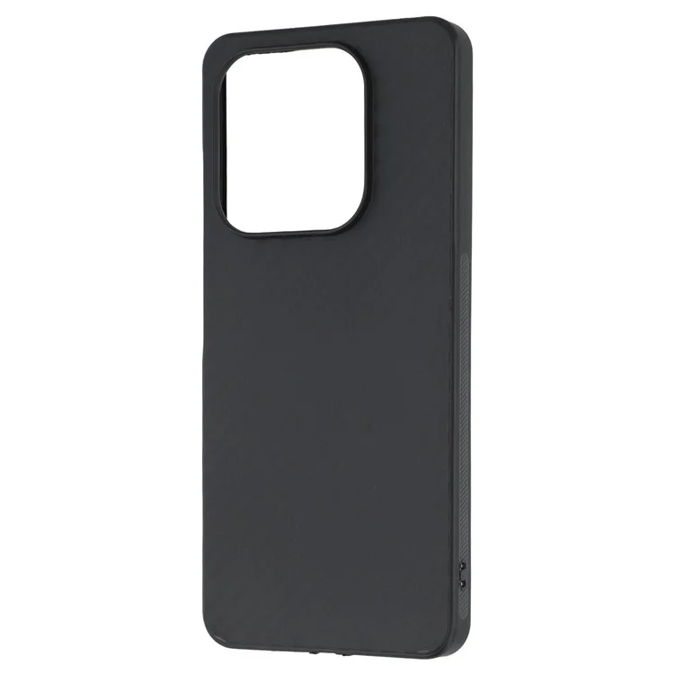 Coque pour Xiaomi Redmi Note 14 5G Étui Souple en TPU Texture Fibre de Carbone Antichoc