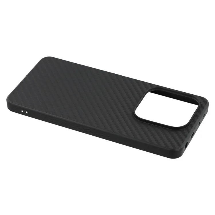 Coque pour Xiaomi Redmi Note 14 5G Étui Souple en TPU Texture Fibre de Carbone Antichoc