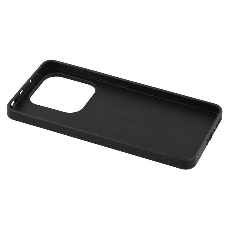 Coque pour Xiaomi Redmi Note 14 5G Étui Souple en TPU Texture Fibre de Carbone Antichoc