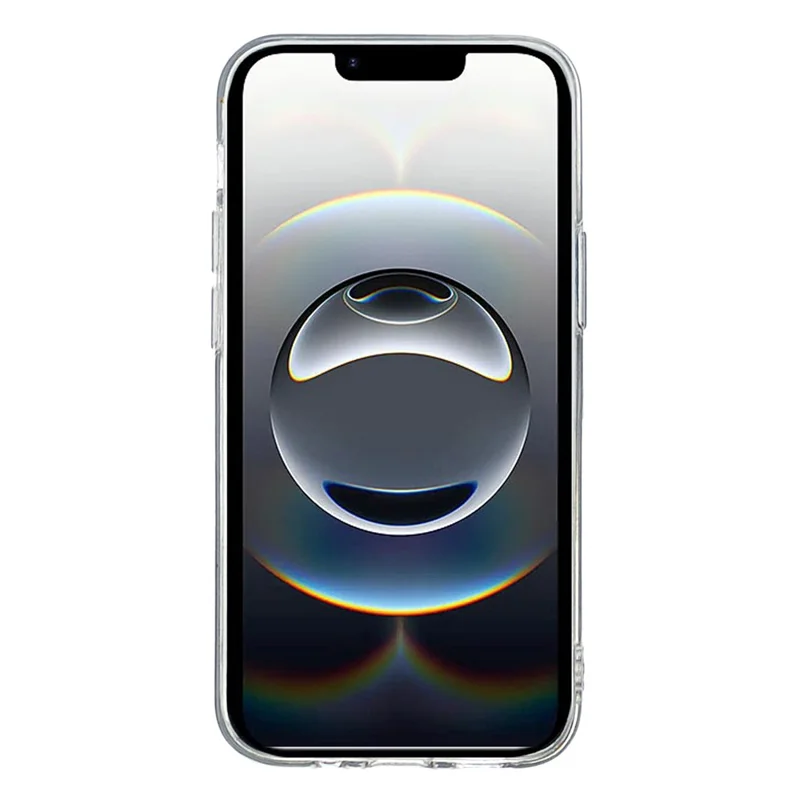 For iPhone 16e Case Marble Pattern Painted TPU Phone Back Cover - Grey