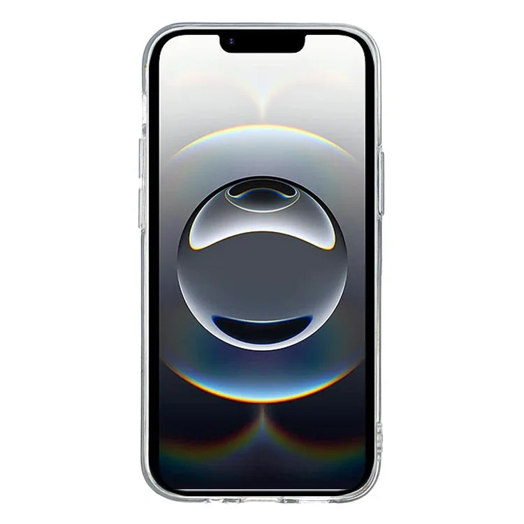 Für iPhone 16e Hülle Marmormuster bemalt TPU Handyhülle - Weiß