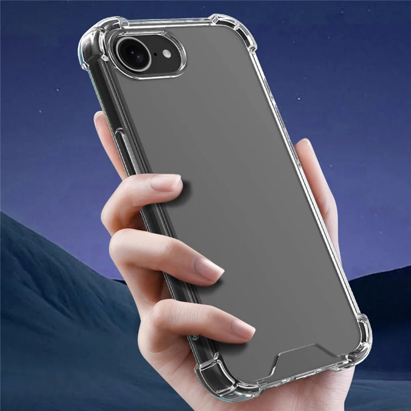 For iPhone 17e / 16e Case Reinforced Corners TPU Frame + Acrylic Back Phone Cover