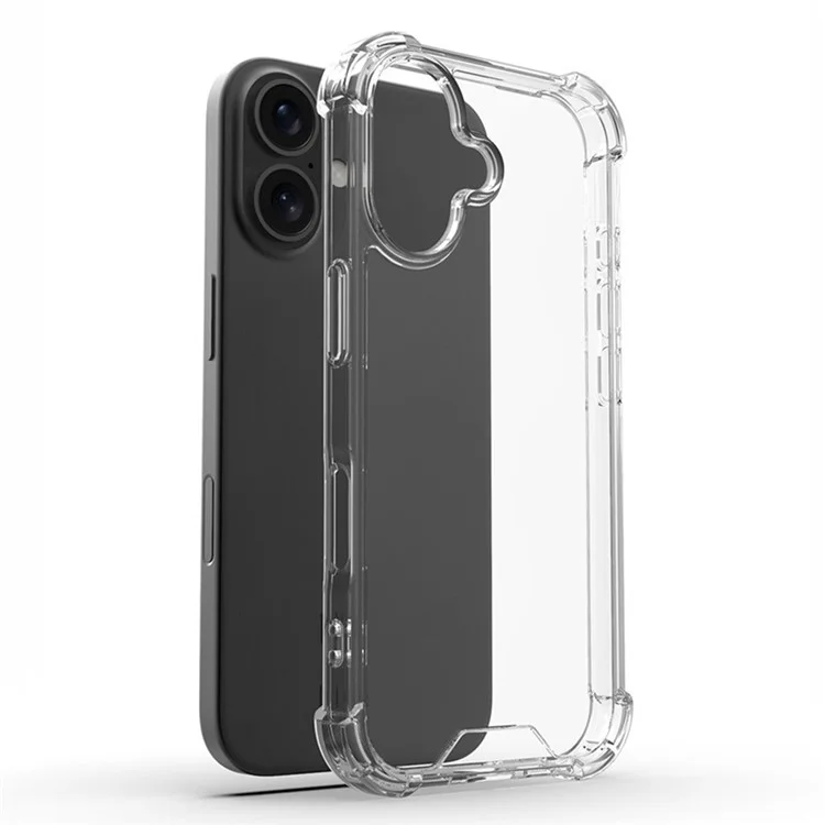 Coque pour iPhone 16 Plus TPU + Acrylique Antichoc Protection Téléphone 1,5 mm