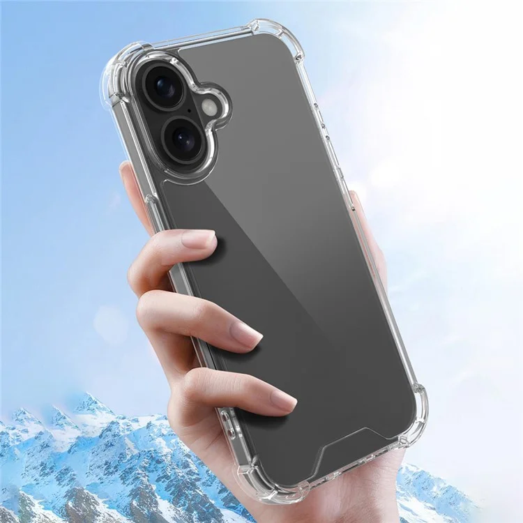 Coque pour iPhone 16 Plus TPU + Acrylique Antichoc Protection Téléphone 1,5 mm