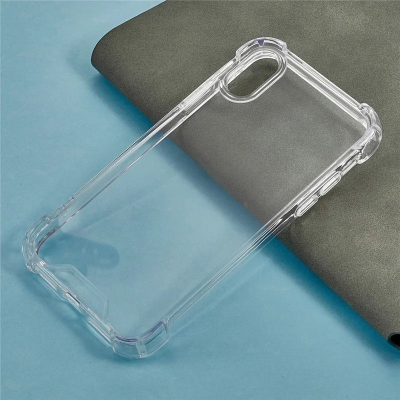 For iPhone XR Case Reinforced Corners TPU Frame + Acrylic Back Phone Cover