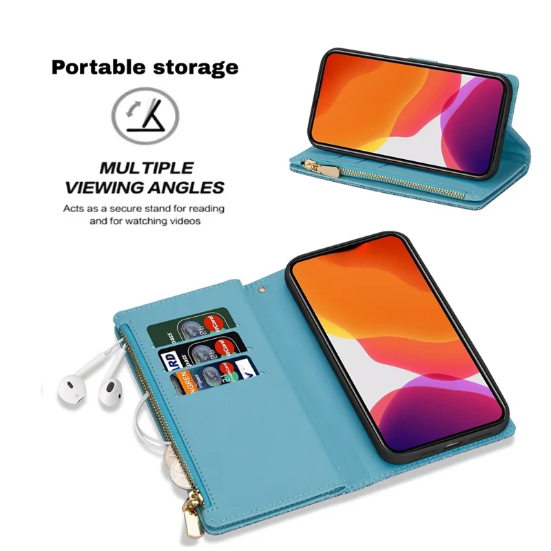 For Samsung Galaxy S25 Edge Case Starry Sky Carving Leather Wallet Phone Cover - Blue