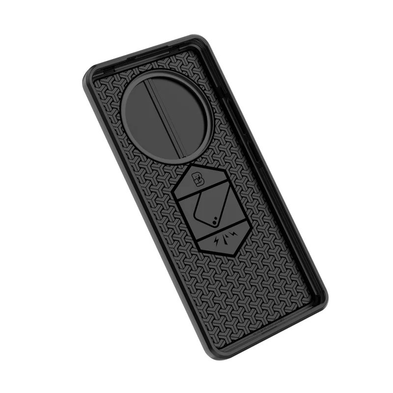 Voor Realme 14 Pro 5G hoesje PC + TPU met draaibare standaard en lensdeksel - Grijs