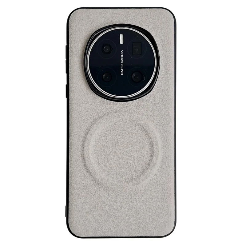 For Honor Magic7 Pro 5G Magnetic Case PU + TPU Phone Back Cover - White