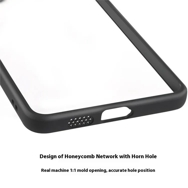 For Samsung Galaxy S25 Edge Case Shockproof PC + TPU Clear Back Phone Cover