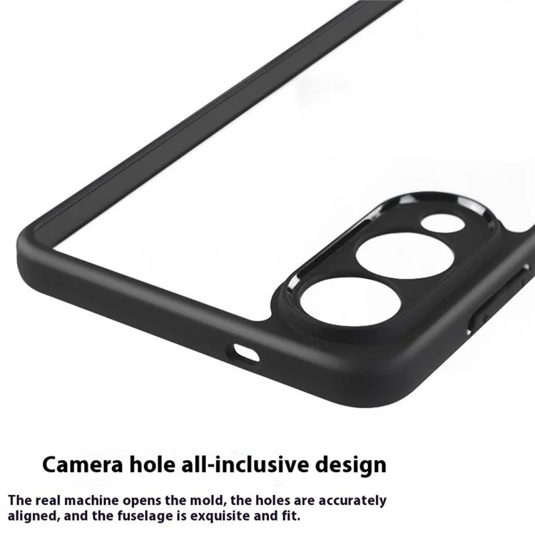 For Samsung Galaxy S25 Edge Case Shockproof PC + TPU Clear Back Phone Cover