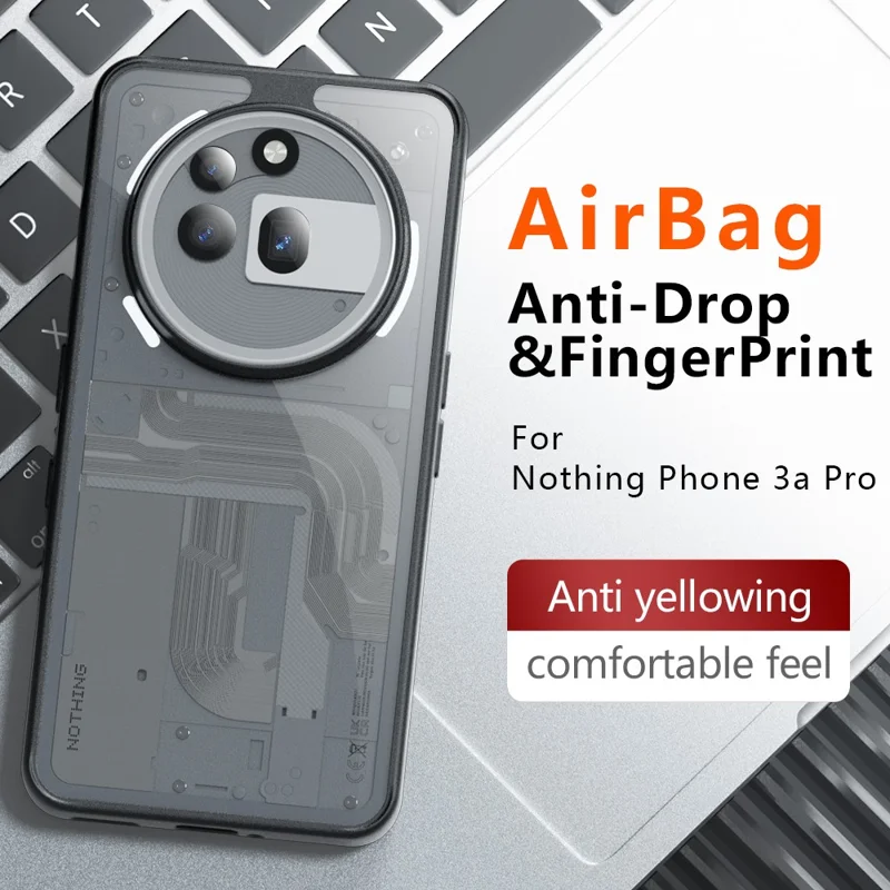 Capa para Nothing Phone (3a) Pro à Prova de Quedas - TPU + PC Fosca para Smartphone