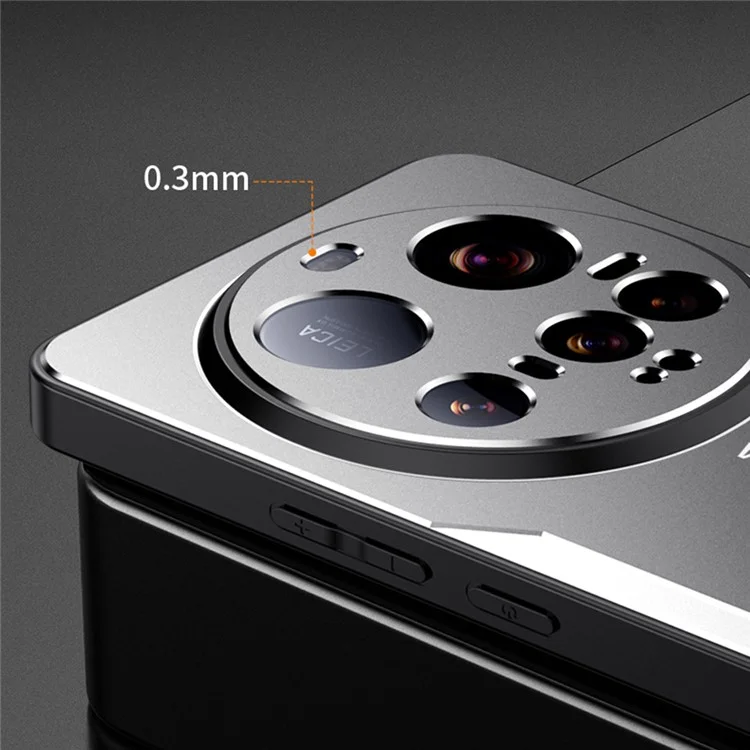 Чехол для Xiaomi 15 Ultra из алюминиевого сплава с TPU и PC задней крышкой - Золотой