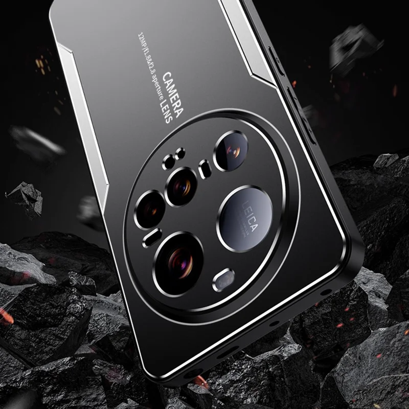 For Xiaomi 15 Ultra Phone Case Aluminium Alloy TPU PC Back Cover - Silver