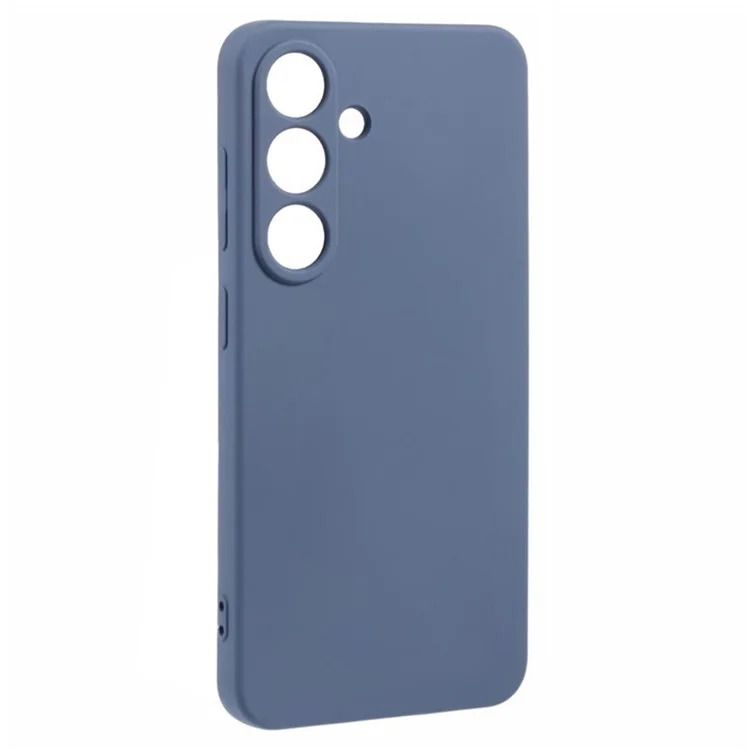 WANLONFENG RB3 Serie Handyhülle für Samsung Galaxy S25+ mit 2 Displayschutzfolien, präziser Linsenöffnung, weichem TPU Rückcover - Lavendelgrau