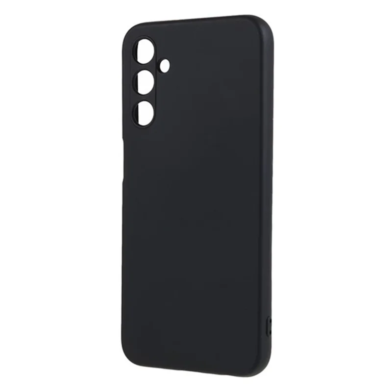 WANLONFENG RB3 Series For Samsung Galaxy A34 5G Case with 2Pcs Screen Film Precise Lens Hole Soft TPU Phone Back Cover - Black