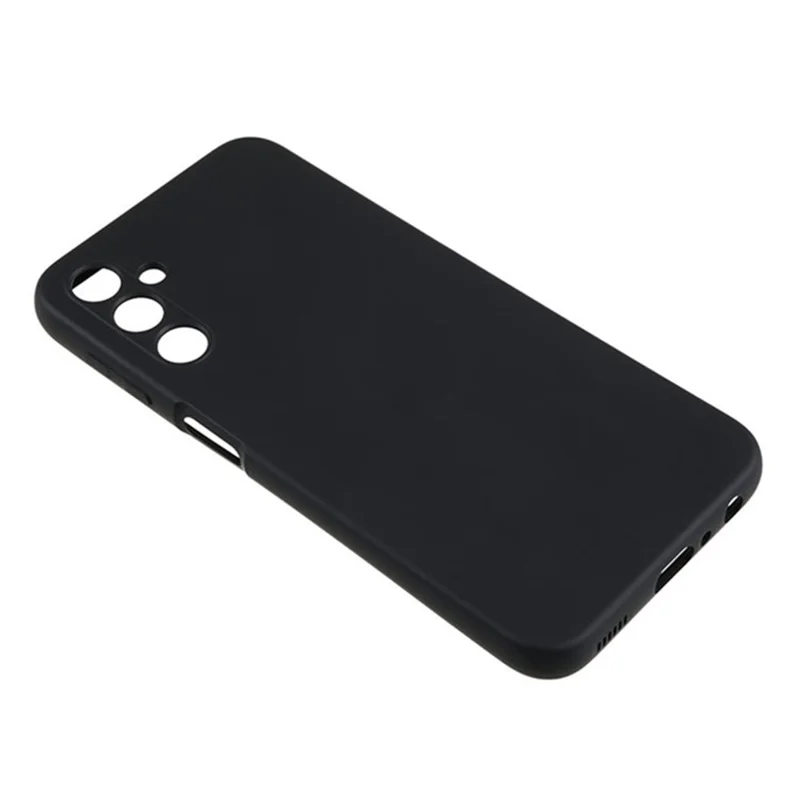 WANLONFENG RB3 Series For Samsung Galaxy A34 5G Case with 2Pcs Screen Film Precise Lens Hole Soft TPU Phone Back Cover - Black