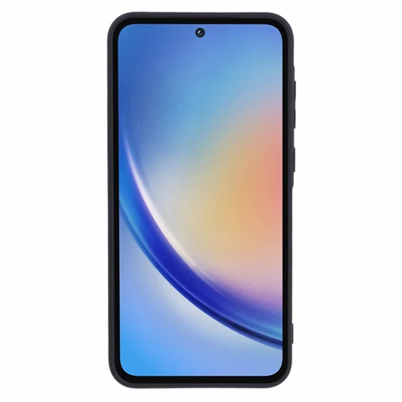 WANLONFENG RB3 Serie per Samsung Galaxy A15 4G / 5G Cover con 2 Pellicole Protettive per Schermo, Foro Preciso per Obiettivo, Cover Posteriore Morbida in TPU - Nero