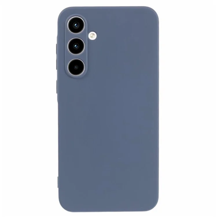 WANLONFENG RB3 Serie für Samsung Galaxy A15 4G / 5G Hülle mit 2 Stück Schutzfolie Präzise Linsenöffnung Weiches TPU Handyrückseite - Lavendelgrau