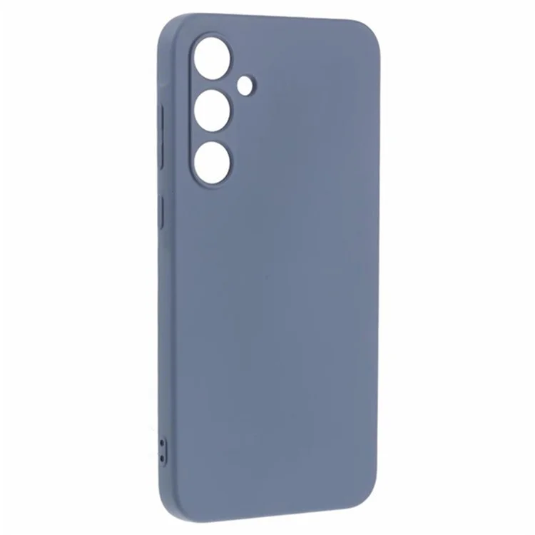 WANLONFENG RB3 Serie für Samsung Galaxy A15 4G / 5G Hülle mit 2 Stück Schutzfolie Präzise Linsenöffnung Weiches TPU Handyrückseite - Lavendelgrau