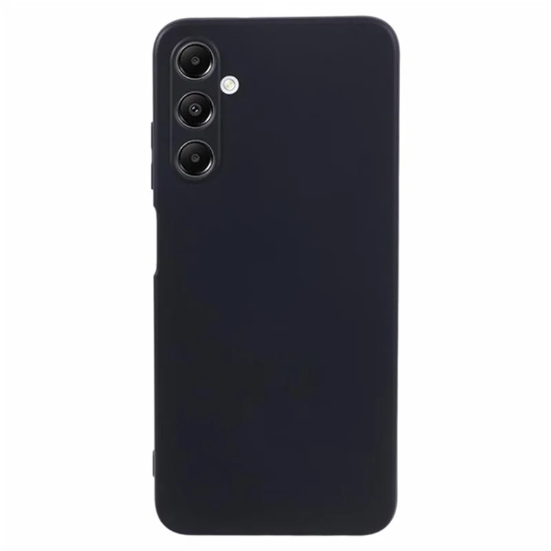 WANLONFENG RB3 Series For Samsung Galaxy A05s 4G Case with 2Pcs Screen Film Precise Lens Hole Soft TPU Phone Back Cover - Black