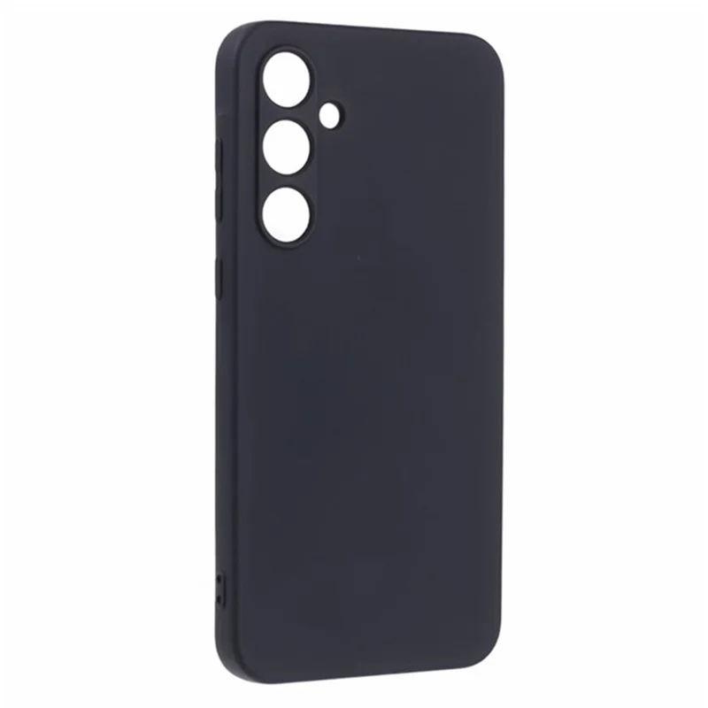 WANLONFENG RB3 Serie per Samsung Galaxy A35 5G Cover con 2 Pellicole Protettive, Foro Preciso per Lente, Cover Posteriore Morbida in TPU - Nero