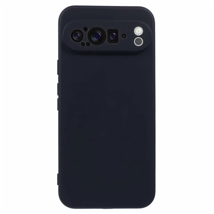 WANLONFENG RB3 Series For Google Pixel 9 Pro XL Case with 2Pcs Screen Film Precise Lens Hole Soft TPU Phone Back Cover - Black