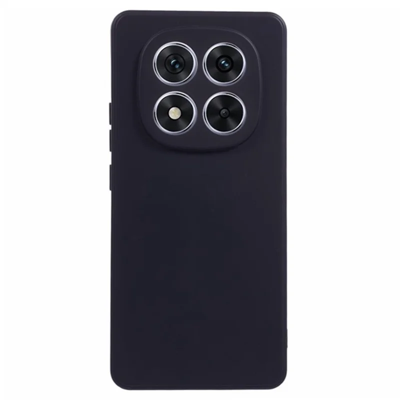 WANLONFENG RB3 Series For Xiaomi Redmi Note 14 Pro 5G / Poco X7 5G Case with 2Pcs Screen Film Soft TPU Phone Back Cover - Black