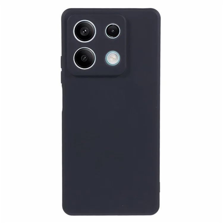 WANLONFENG RB3 Series For Xiaomi Redmi Note 13 Pro 5G / Poco X6 5G Case with 2Pcs Screen Film Soft TPU Phone Back Cover - Black