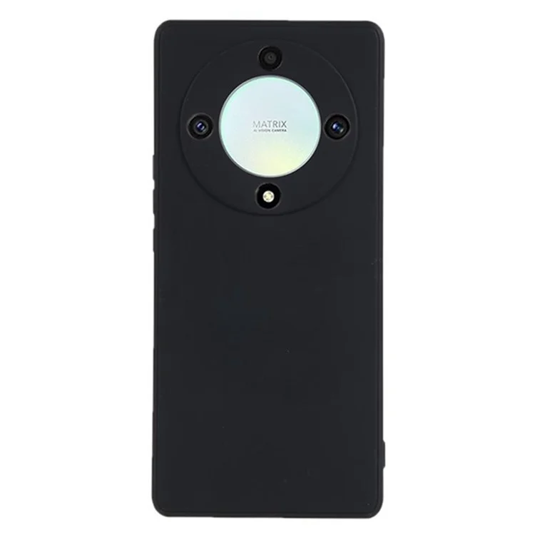 WANLONFENG RB3 Series For Honor X9b 5G / Magic6 Lite 5G Case with 2Pcs Screen Film Precise Lens Hole Soft TPU Phone Back Cover - Black