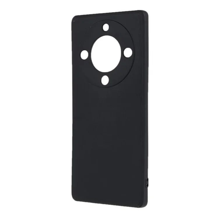 WANLONFENG RB3 Series For Honor X9b 5G / Magic6 Lite 5G Case with 2Pcs Screen Film Precise Lens Hole Soft TPU Phone Back Cover - Black
