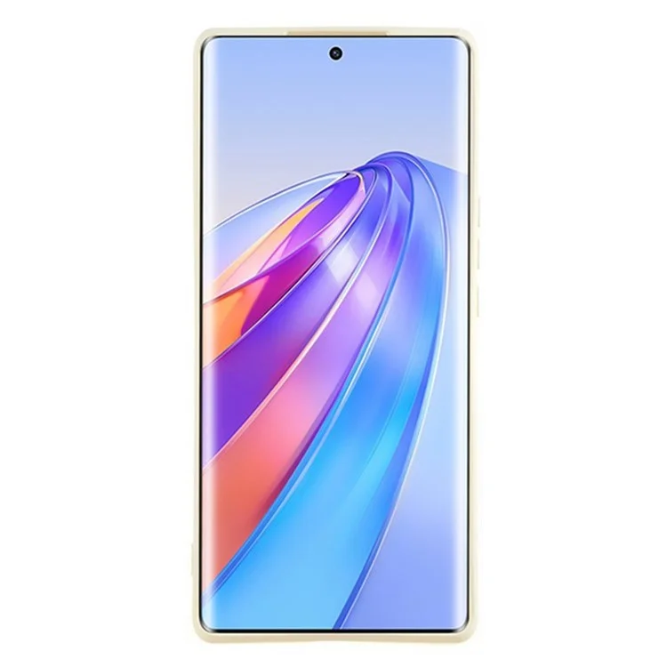 Funda WANLONFENG RB3 Serie para Honor X9b 5G / Magic6 Lite 5G con 2 Láminas Protectoras de Pantalla, Orificio Preciso para Lente, Carcasa Trasera de Teléfono de TPU Suave - Blanco