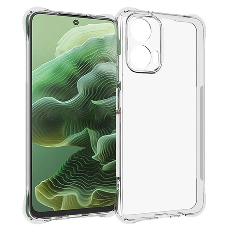 WANLONFENG WL2 Series for Motorola Moto G35 5G Case 2.0mm TPU Phone Cover with 2Pcs Tempered Glass Films