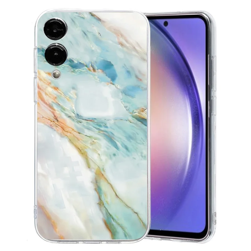 For Samsung Galaxy S25 Edge Case Soft TPU Phone Back Cover Pattern Printing - Marble