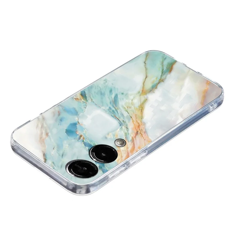 For Samsung Galaxy S25 Edge Case Soft TPU Phone Back Cover Pattern Printing - Marble