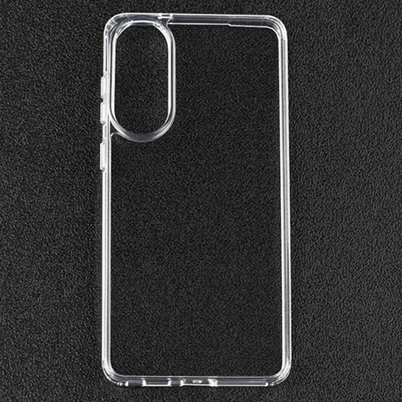 For Samsung Galaxy S25 Edge Case 1.5mm Anti Fingerprint PC + TPU Clear Shockproof Phone Back Cover