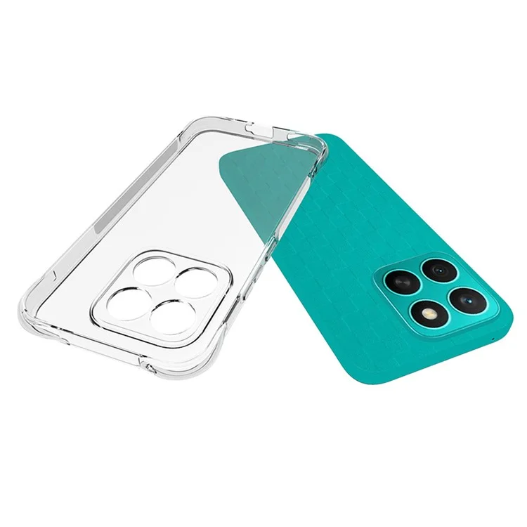 Чехол для телефона For Honor X8c 4G TPU, нескользящий, прозрачный чехол для мобильного телефона