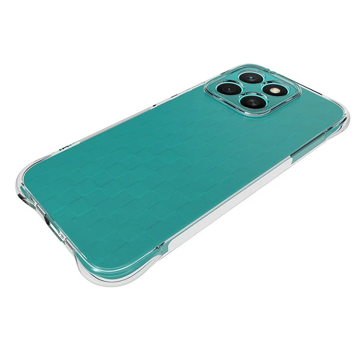 Чехол для телефона For Honor X8c 4G TPU, нескользящий, прозрачный чехол для мобильного телефона