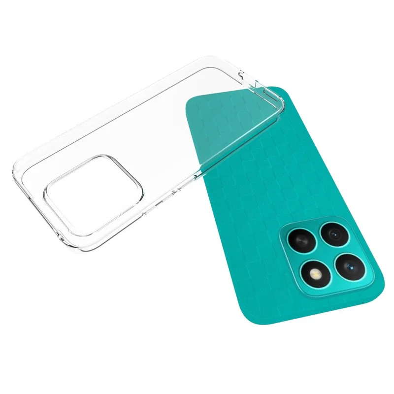 For Honor X8c 4G Clear Phone Case Watermark Resistant TPU Back Cover