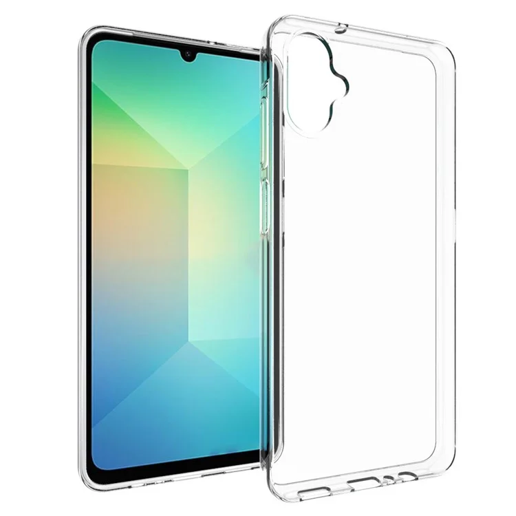 Per Samsung Galaxy A06 5G Custodia Telefono Trasparente Resistente all'Acqua Custodia Posteriore in TPU