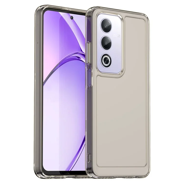 TPU Hülle für Oppo A80 5G / A3x 5G (China) / K12x 5G (Indien) / A3 Vitality Edition (China) / A3 Pro (Global) 5G Smartphone Rückseite - Transparent Grau