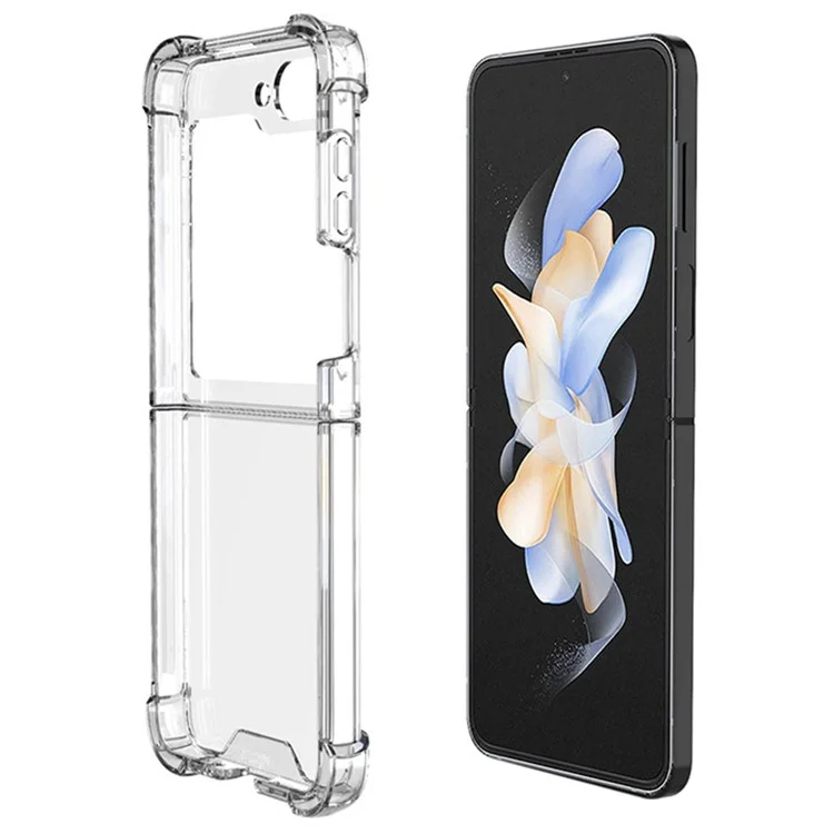 Compra a granel para funda de Samsung Galaxy Z Flip6 5G con esquinas reforzadas TPU + PC de 1,5 mm, anticaídas