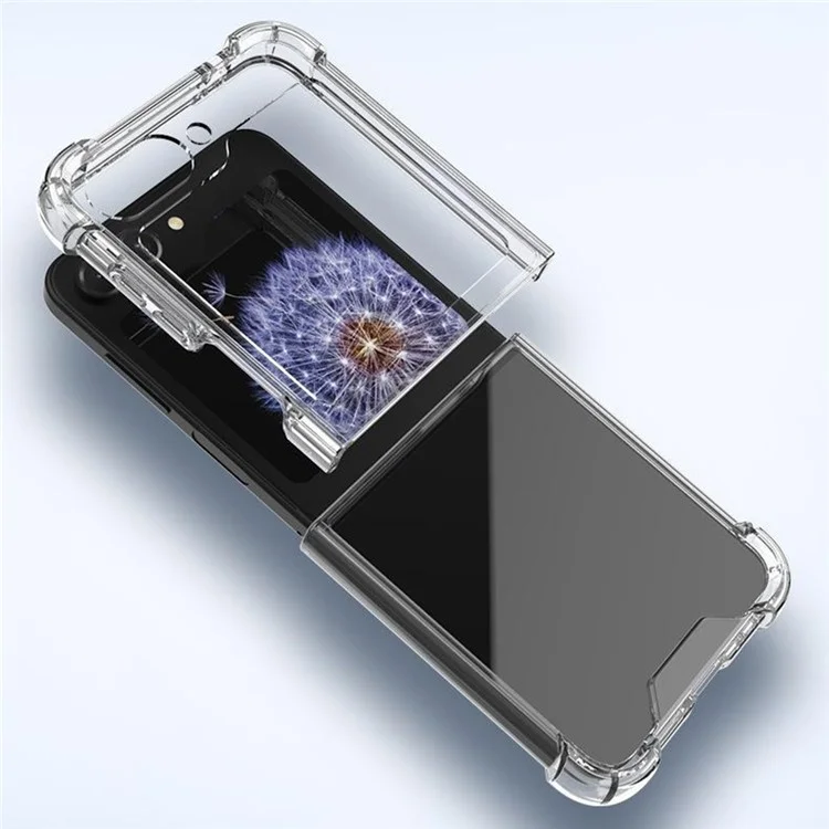Compra a granel para funda de Samsung Galaxy Z Flip6 5G con esquinas reforzadas TPU + PC de 1,5 mm, anticaídas